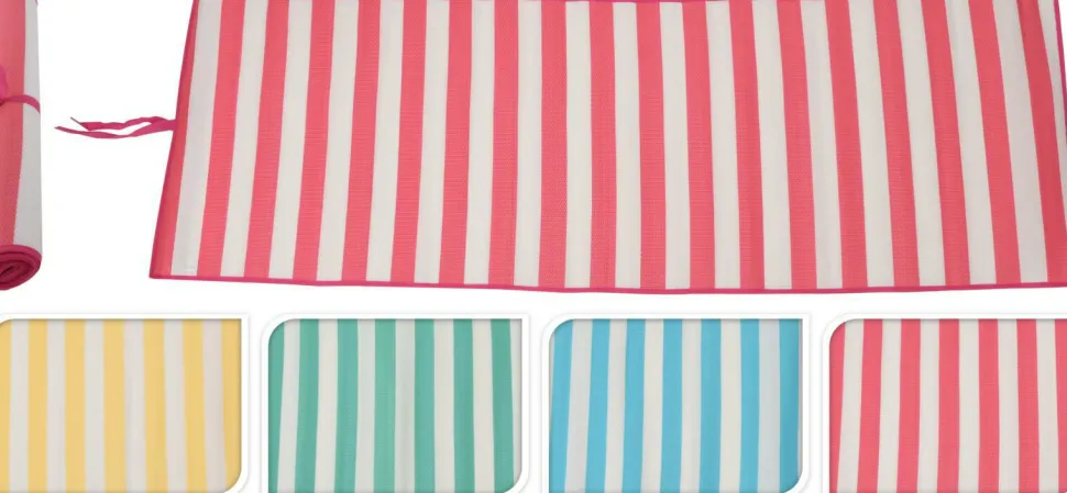 Mata plażowa 180x60cm niebieska