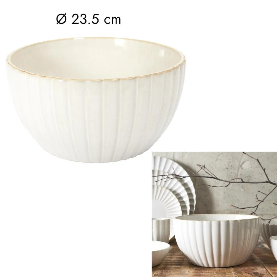 Miska Vlora 23,5cm beżowa