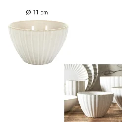 Miska Vlora 11cm beżowa