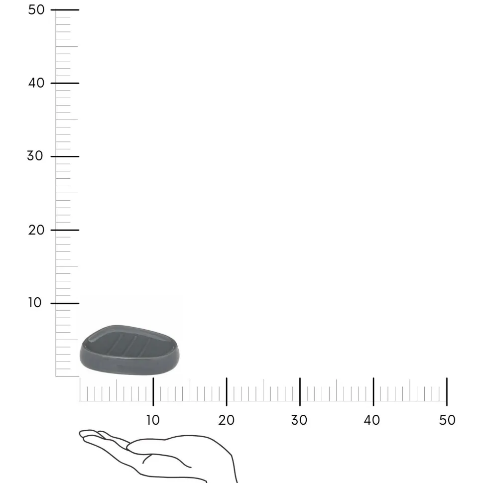 Mydelniczka Colors szara