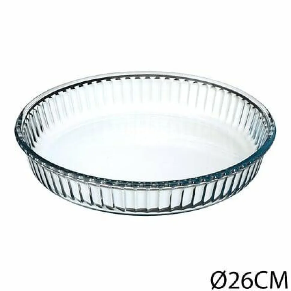 Naczynie do pieczenia tarty 26 cm szklane