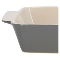 Naczynie do zapiekania Mazzoni 40cm szare z rączkami