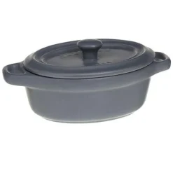 Naczynie do zapiekania 8.5x11 cm szare