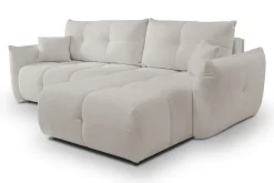 Narożnik Bode z funkcją spania prawy      szary Sicuro 65