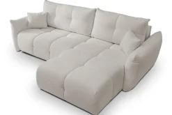 Narożnik Bode z funkcją spania prawy      szary Sicuro 65