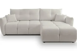 Narożnik Bode z funkcją spania prawy      szary Sicuro 65