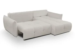 Narożnik Bode z funkcją spania prawy      szary Sicuro 65