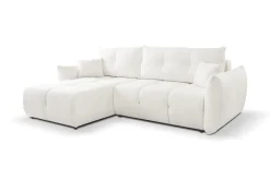 Narożnik Bode z funkcją spania lewy       biały Sicuro 60