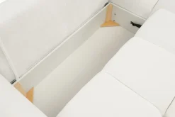 Narożnik Bode z funkcją spania lewy       biały Sicuro 60