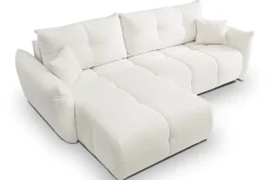 Narożnik Bode z funkcją spania lewy       biały Sicuro 60