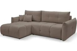 Narożnik Bode z funkcją spania lewy       brązowy Nordic moka