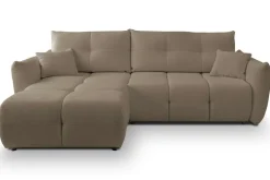 Narożnik Bode z funkcją spania lewy       brązowy Sicuro 45