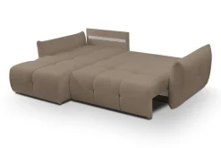 Narożnik Bode z funkcją spania lewy       brązowy Sicuro 45