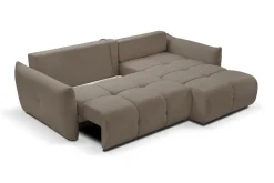 Narożnik Bode z funkcją spania prawy      brązowy Nordic moka