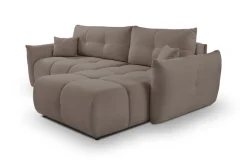 Narożnik Bode z funkcją spania prawy      brązowy Nordic moka