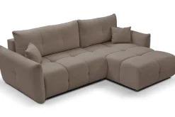 Narożnik Bode z funkcją spania prawy      brązowy Nordic moka