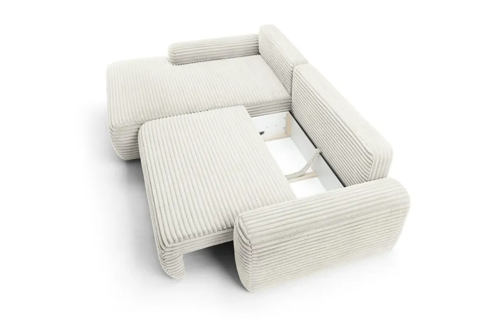 Narożnik Domle lewy biały Ambience 01