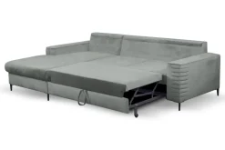 Narożnik Hald z funkcją spania lewy       szary Velluto 16