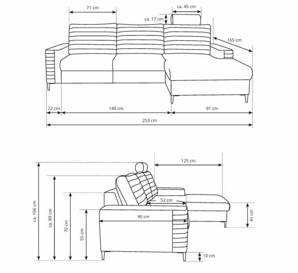 Narożnik Hald z funkcją spania lewy butelkowa zieleń Velluto 27