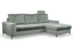 Narożnik Hald z funkcją spania prawy      szary Velluto 16