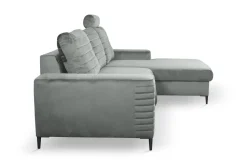 Narożnik Hald z funkcją spania prawy      szary Velluto 16