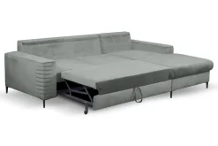 Narożnik Hald z funkcją spania prawy      szary Velluto 16