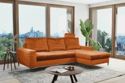 Narożnik Hald z funkcją spania prawy      terrakota Velluto 33