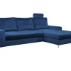 Narożnik Hald z funkcją spania prawy      granatowy Velluto 25