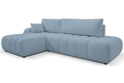 Narożnik Hobro z funkcją spania lewy      błękitny Lambi 16