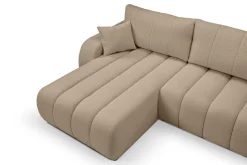 Narożnik Hobro z funkcją spania lewy      beżowy Lambi 5