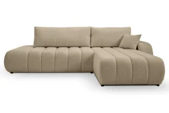 Narożnik Hobro z funkcją spania prawy     beżowy Lambi 5