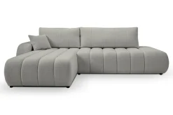 Narożnik Hobro z funkcją spania lewy      szary jasny Lambi 11