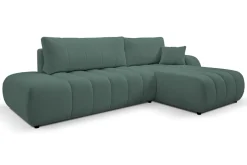 Narożnik Hobro z funkcją spania prawy     zielony Lambi 15