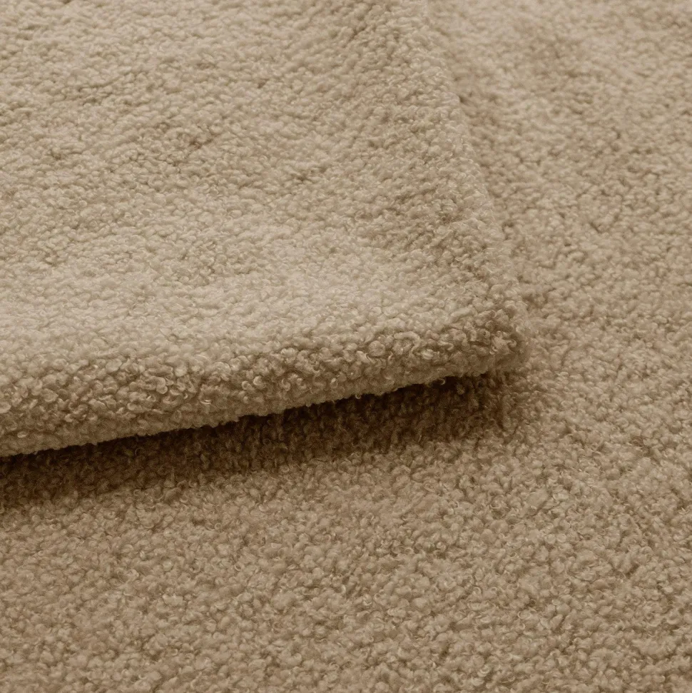 Narożnik Hobro z funkcją spania prawy beżowy ciemny Lambi 6