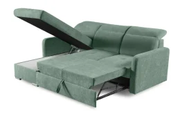 Narożnik Limi z funkcją spania zielony    Sicuro 5