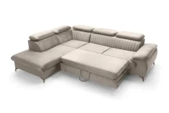 Narożnik Lund L lewy beżowy Monolith 04