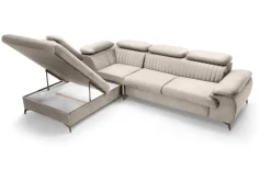 Narożnik Lund L lewy beżowy Monolith 04