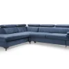 Narożnik Lund L lewy granatowy Monolith   77