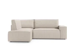 Narożnik Molde L lewy sztruks beżowy ciemny Poso 2