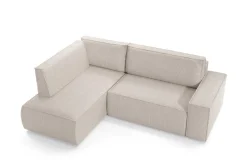 Narożnik Molde L prawy sztruks szary Poso 55