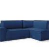 Narożnik Molde L prawy sztruks granatowy  Poso 5