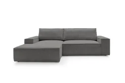 Narożnik Molde M lewy szary ciemny Poso 60