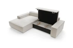 Narożnik Molde M prawy ciemny beżowy      Poso 02