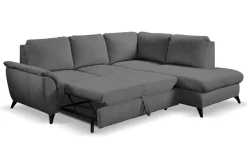 Narożnik Nevada z funkcją spania prawy    szary Spot 03 GR2