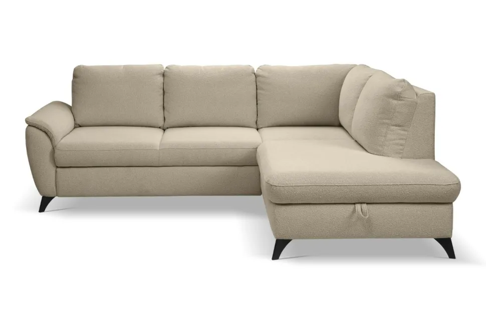 Narożnik Nevada z funkcją spania prawy beżowy Loop 8 GR3