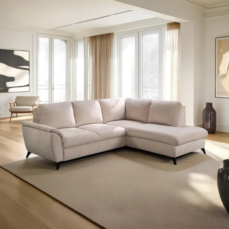 Narożnik Nevada z funkcją spania lewy j.szary Retro Bliss 80 GR2