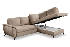 Narożnik Nevada z funkcją spania prawy    c.beżowy Spot 14 GR2