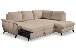 Narożnik Nevada z funkcją spania prawy    c.beżowy Spot 14 GR2