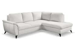 Narożnik Nevada z funkcją spania prawy    j.szary Retro Bliss 80 GR2