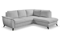 Narożnik Nevada z funkcją spania prawy    j.szary Spot 02 GR2